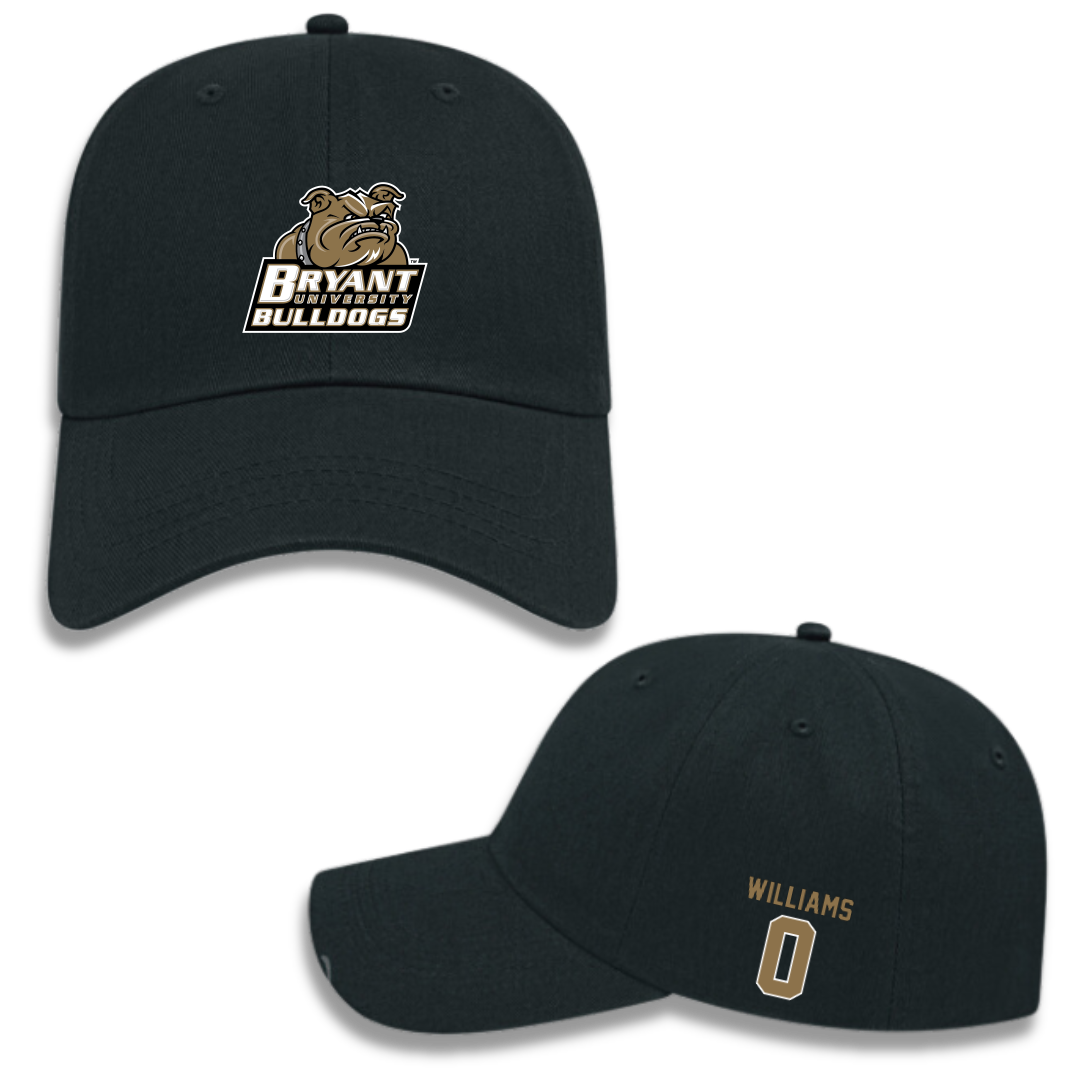 Bryant University Softball Black Hat - #0 Arriana Williams