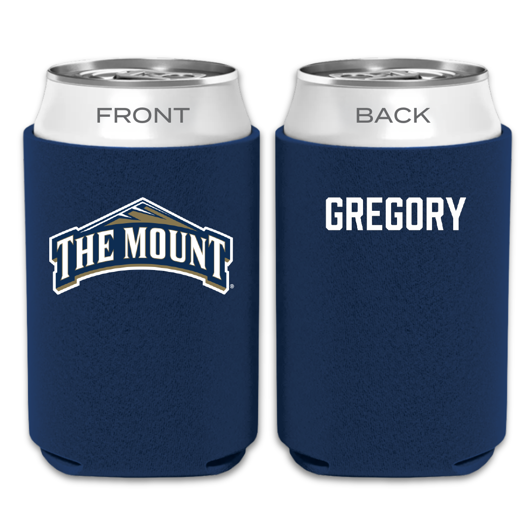 Mount St. Mary's University Flag Football (W) Navy Can Cooler - Morgan Gregory
