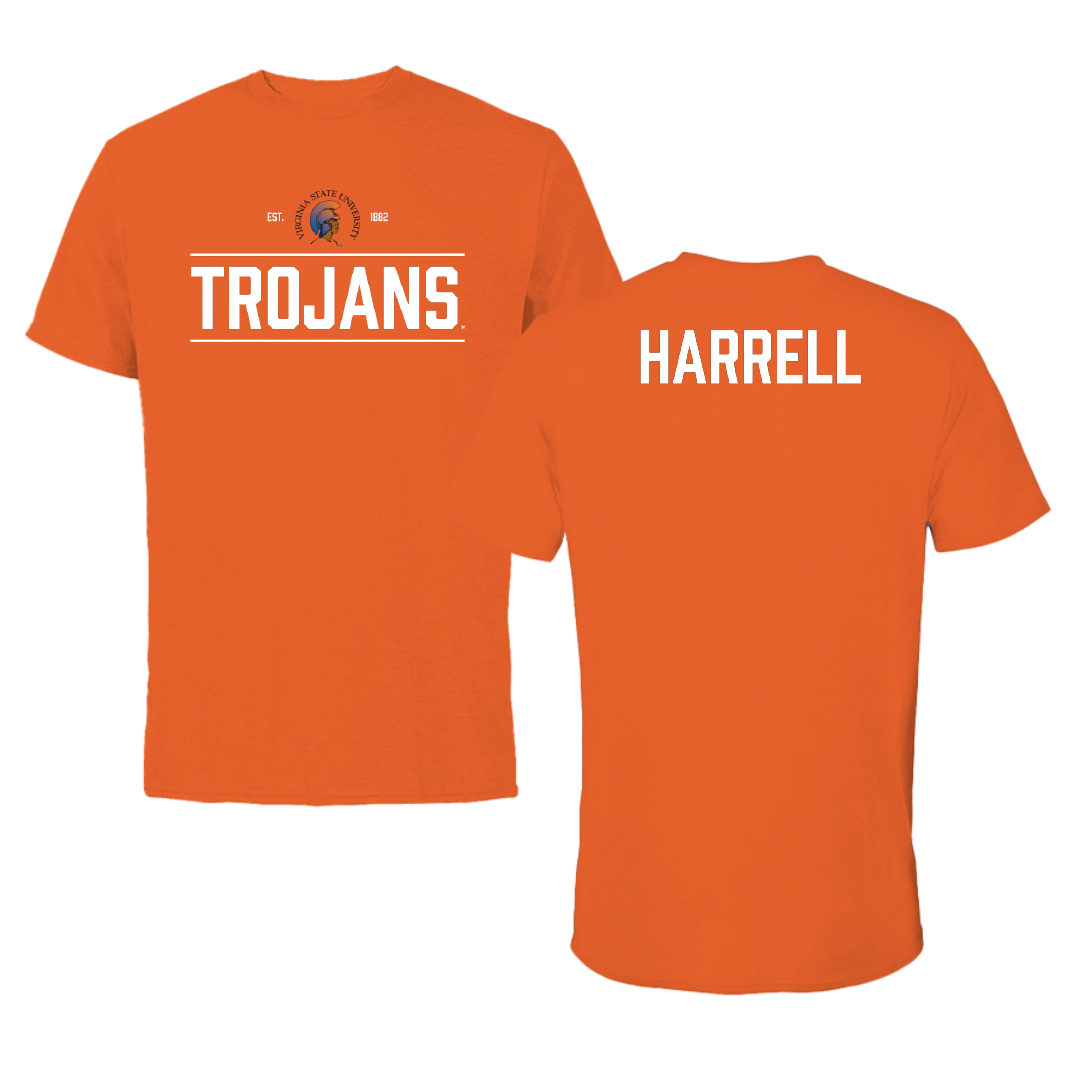 Virginia State University TF and XC Orange General Tee - Amarion Harrell