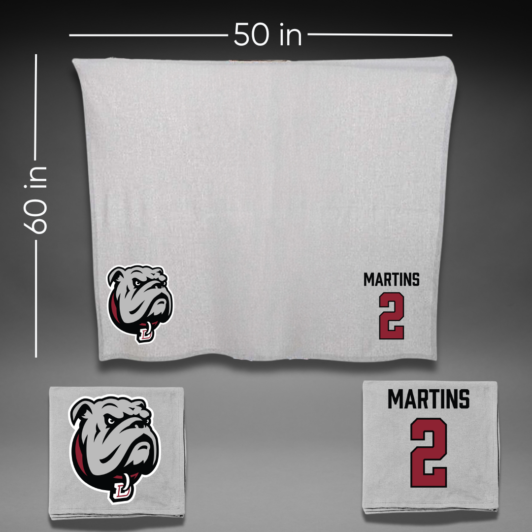 Dean College Soccer (W) Gray Blanket - #2 Kassidy Martins