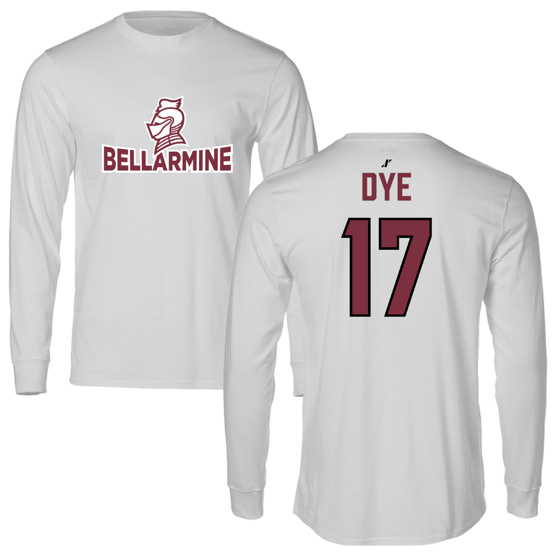 Bellarmine University Soccer Light Gray Performance Long Sleeve - #17 Cameron Dye