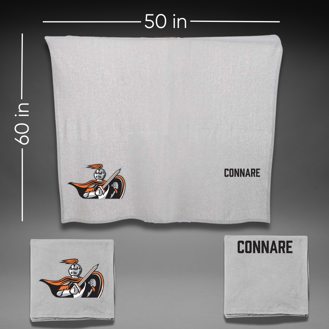 Heidelberg University Swimming & Diving Gray Blanket - Cassy Connare