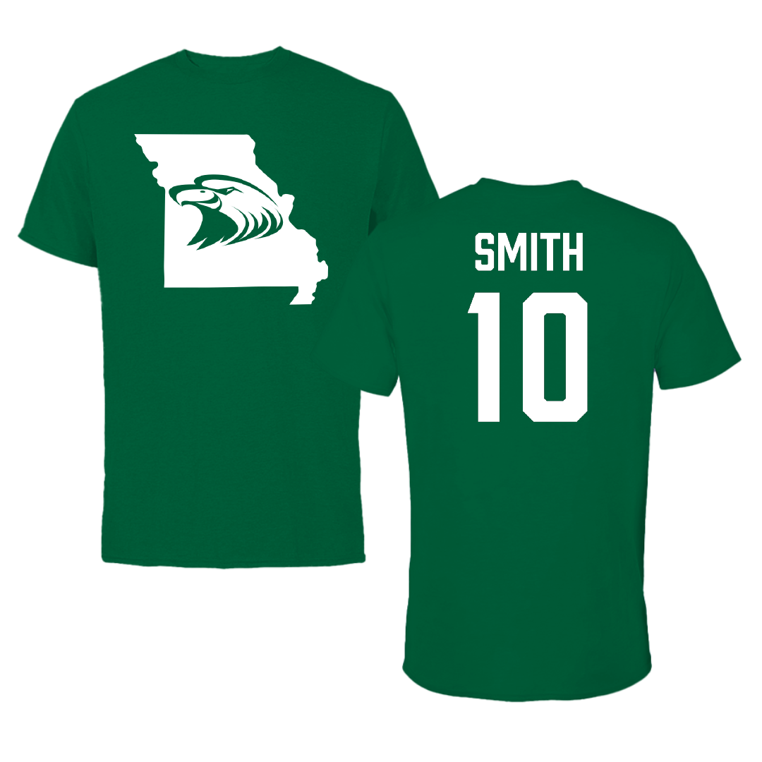 Central Methodist University Basketball (W) Green State Tee - #10 Katelynn Smith