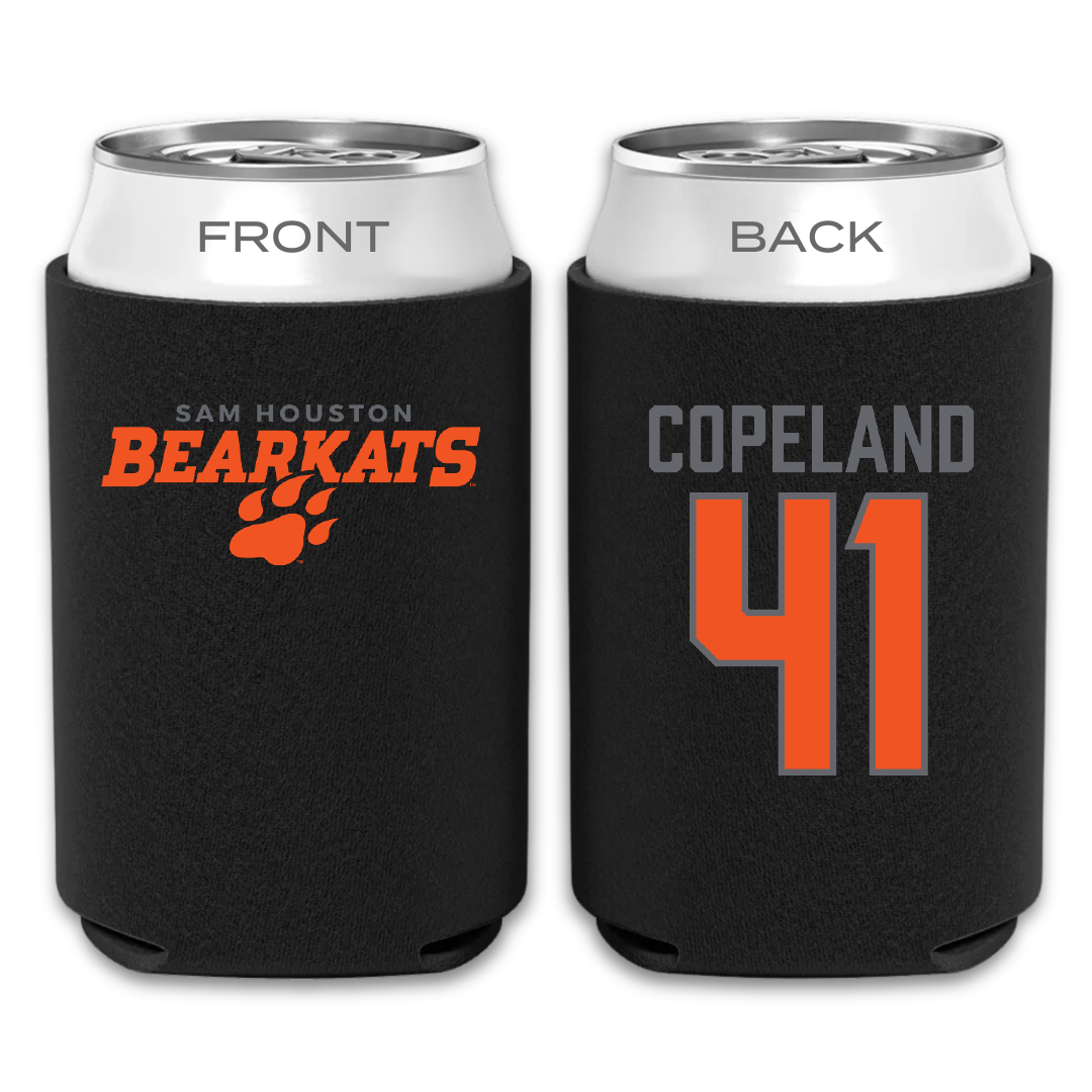 Sam Houston State University Baseball Black Can Cooler - #41 Caden Copeland