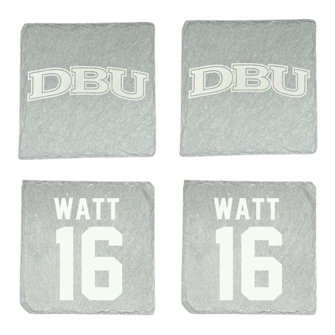 Dallas Baptist University Baseball Stone Coaster (4 Pack)  - #16 Liam Watt
