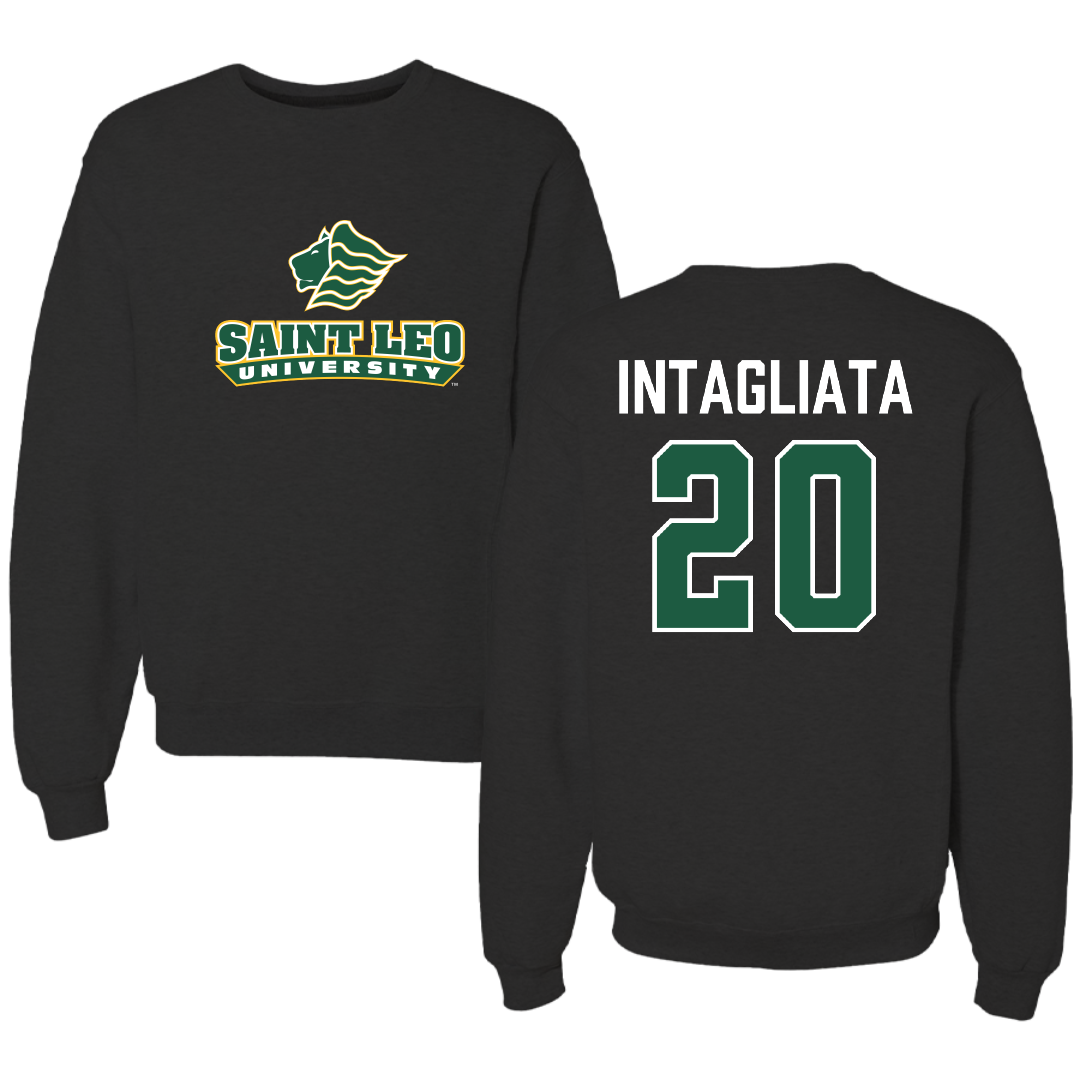 Saint Leo University Beach Volleyball Black Crewneck - #20 Anna Intagliata