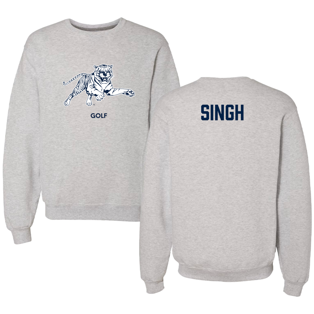 Jackson State University Golf (M) Gray Crewneck - Ekam Singh