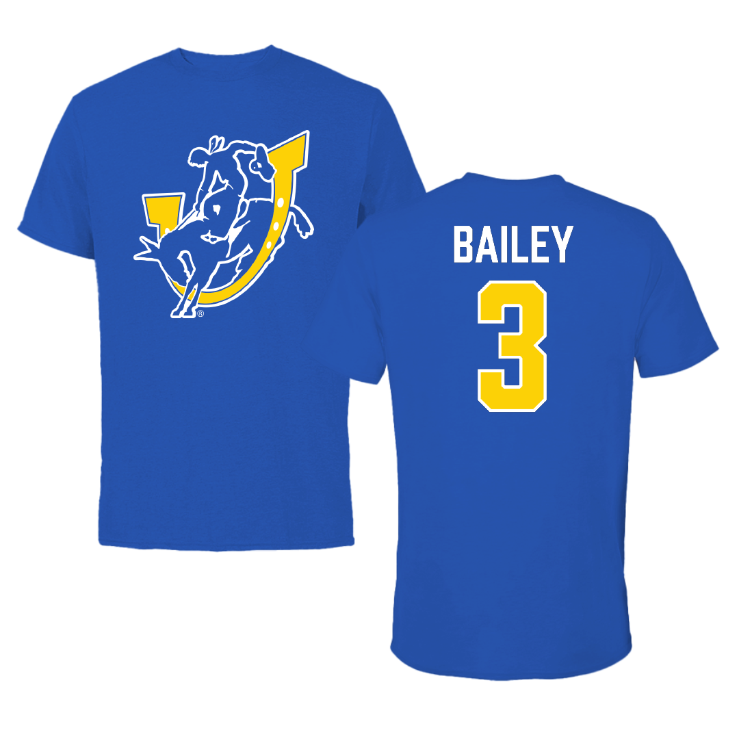 Southern Arkansas University Softball Blue Performance Tee - #3 Emalea Bailey