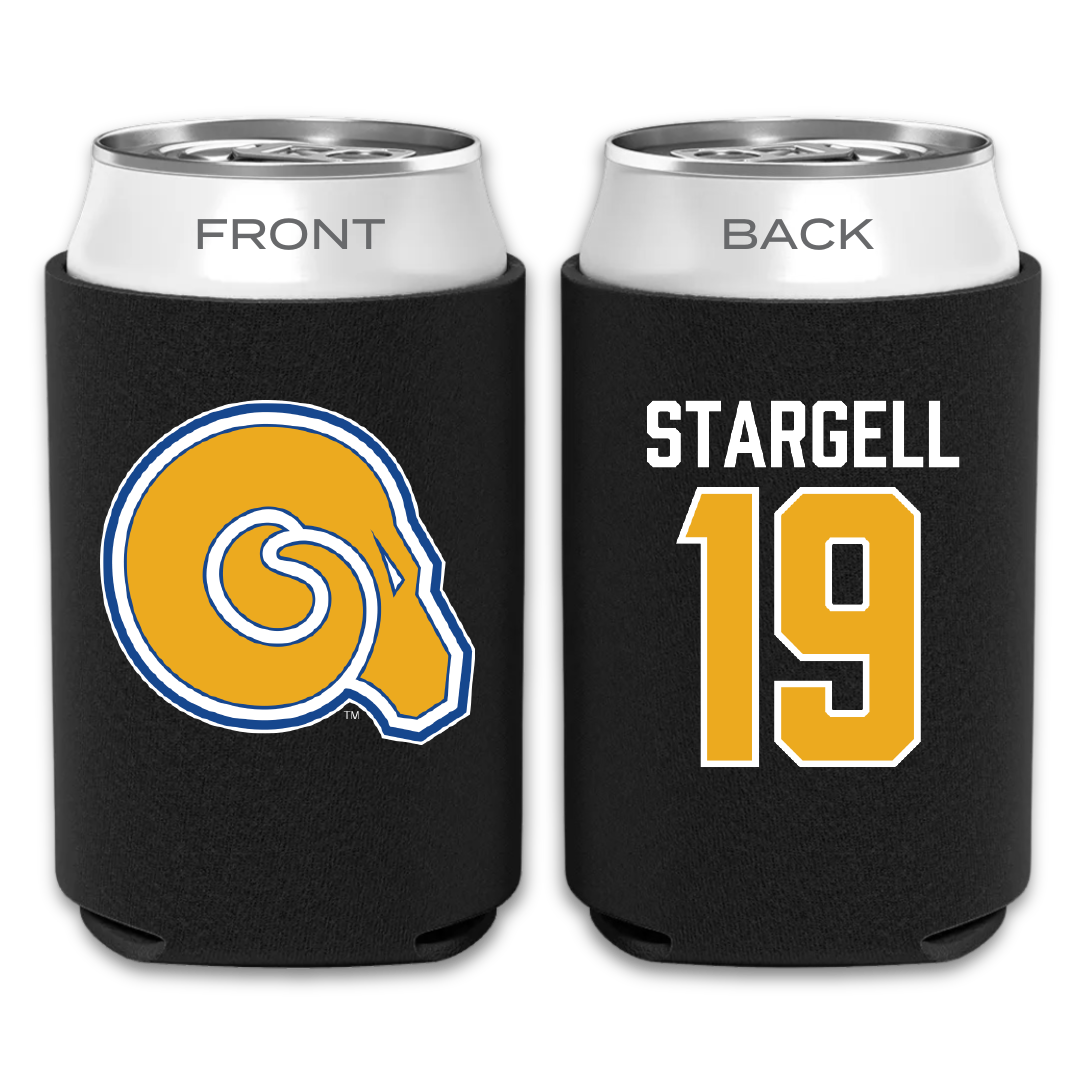 Albany State University Baseball Black Can Cooler - #19 Seth Stargell