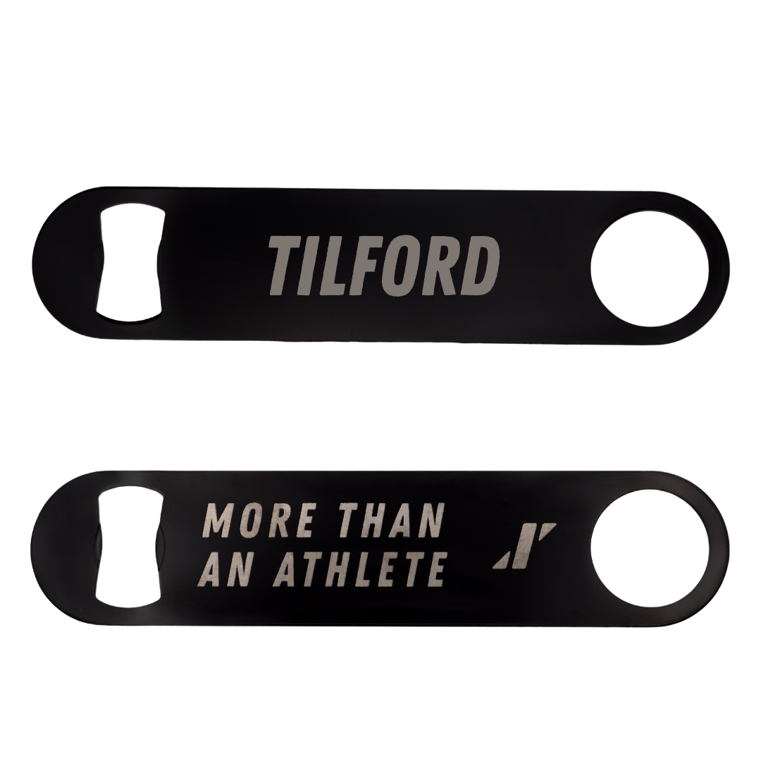 Valdosta State University TF and XC Black Bottle Opener - Caleb Tilford