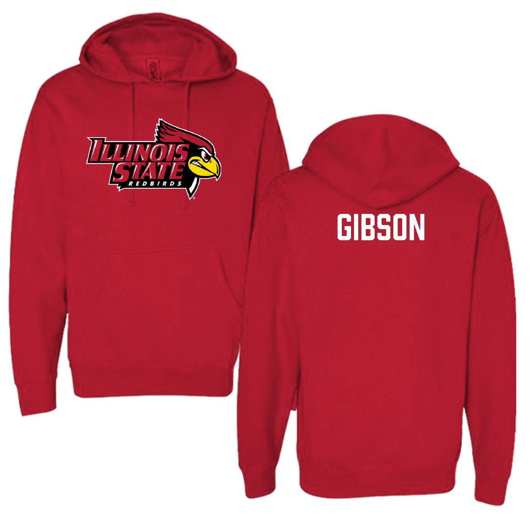 Illinois State University Track and Field Red Hoodie - Hannah Gibson