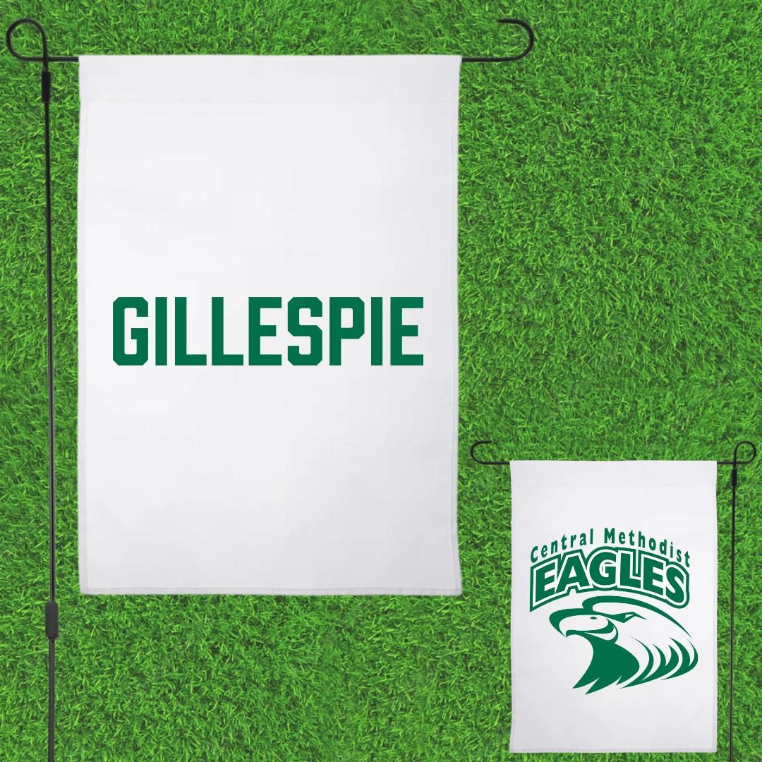 Central Methodist University Softball White Garden Flag - Danika Gillespie