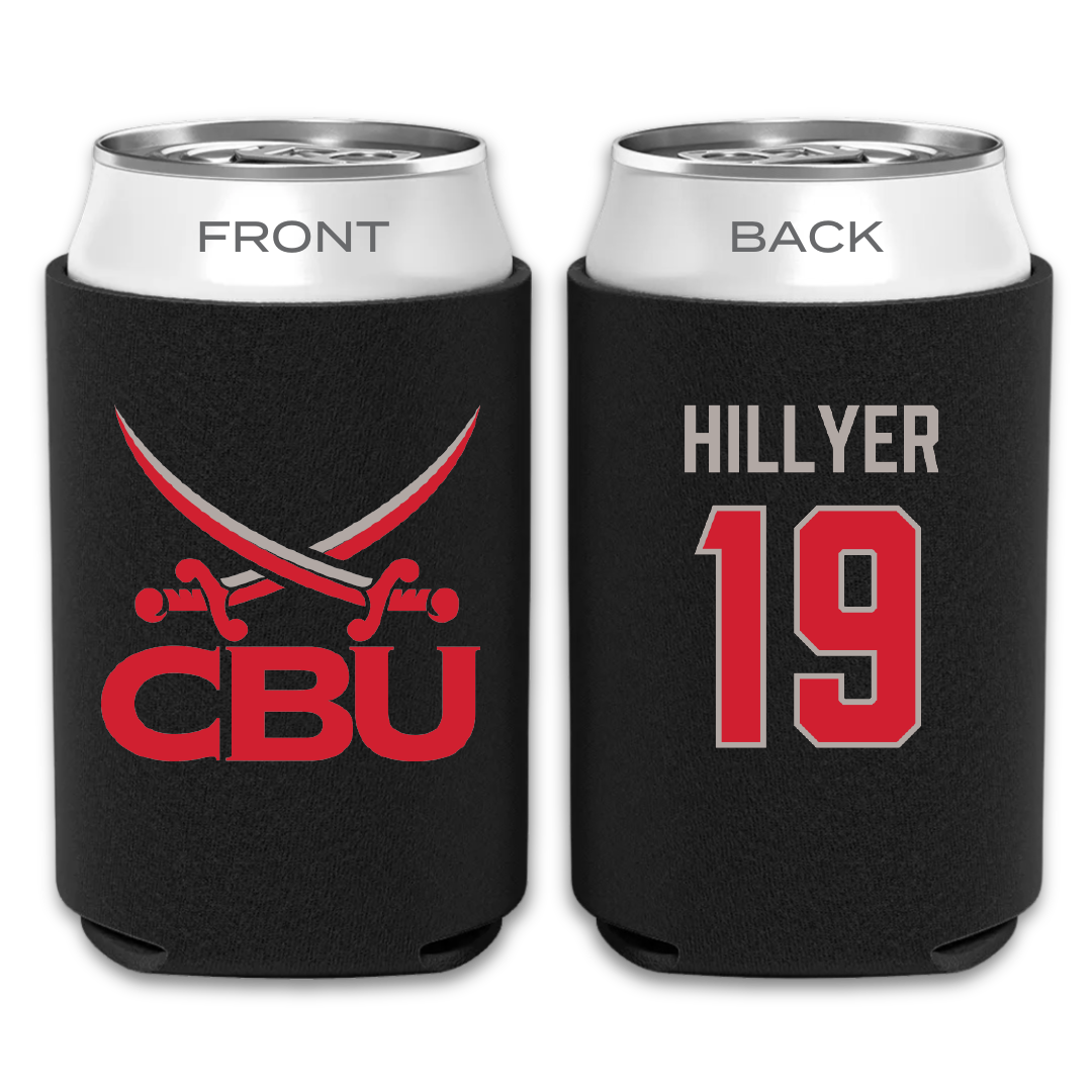Christian Brothers University Volleyball Black Can Cooler - #19 Ava Hillyer