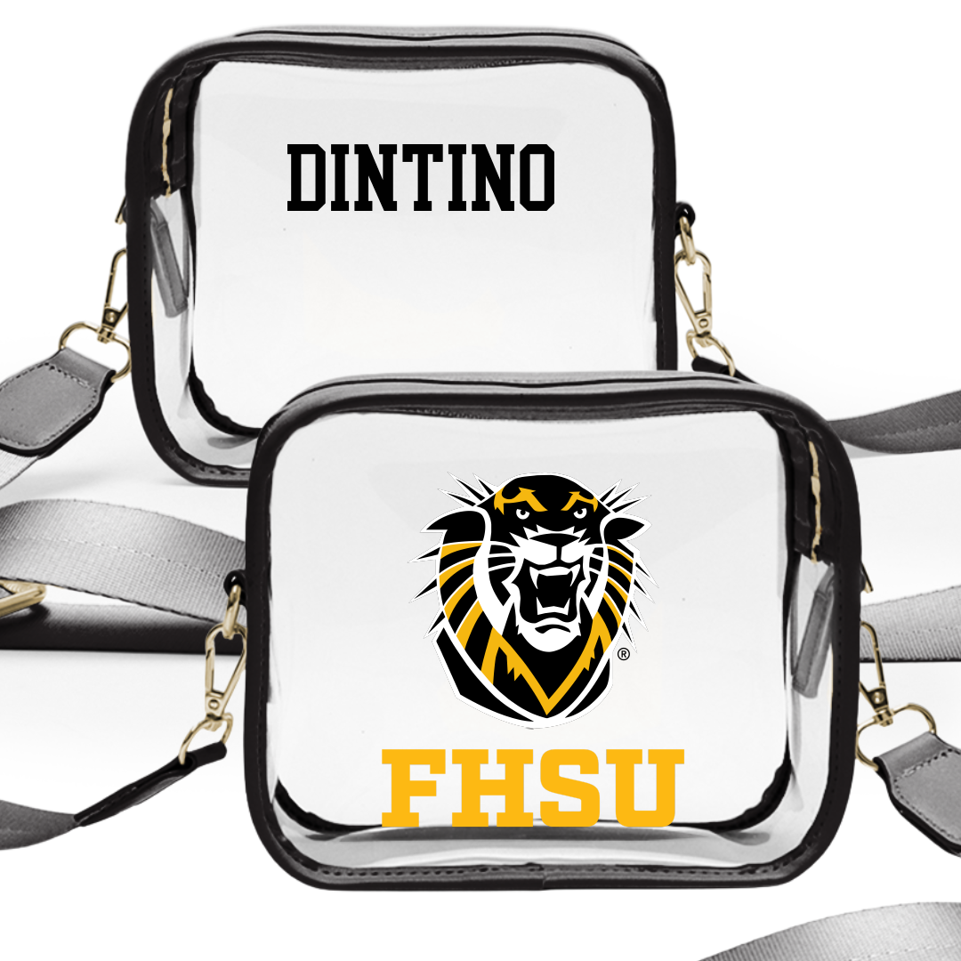 Fort Hays State University Golf (M) Black Clear Stadium Bag - JD Dintino