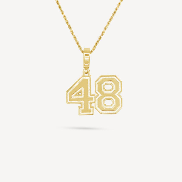 Gold Presidents Pendant and Chain - #48 Phillip Jackson