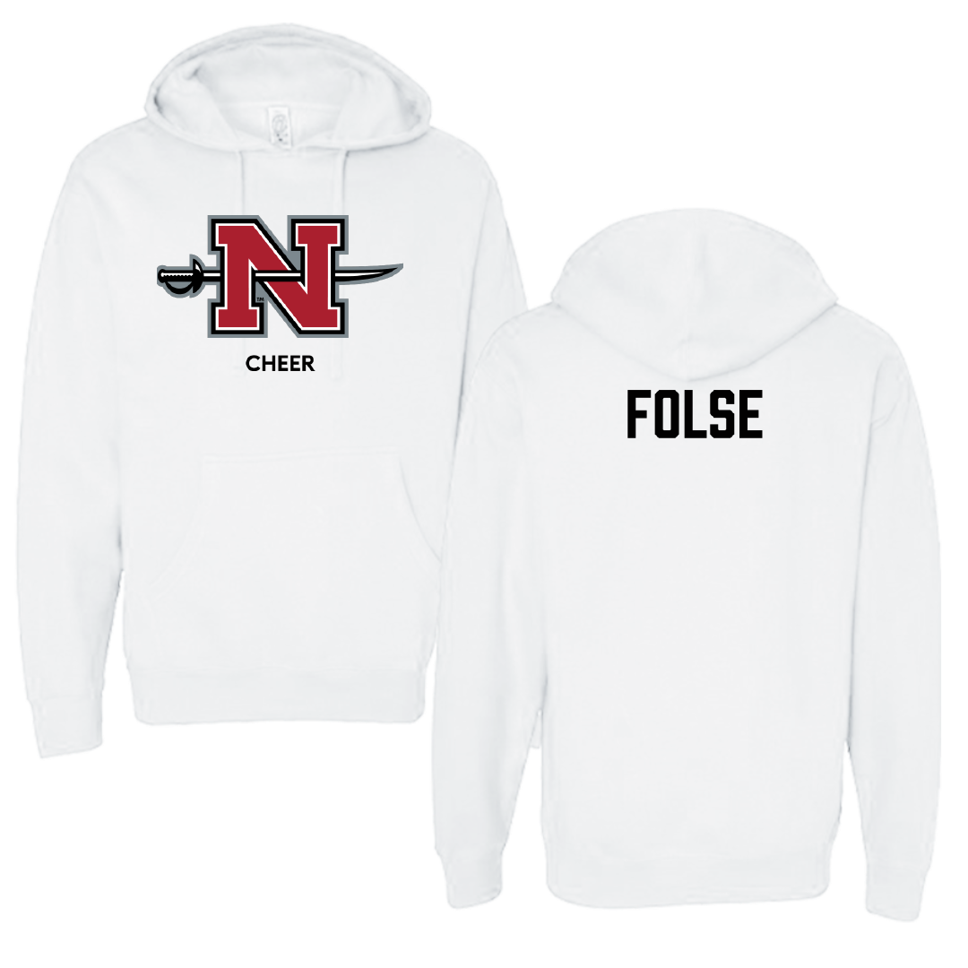Nicholls State University Cheer White Hoodie - Meadow Folse