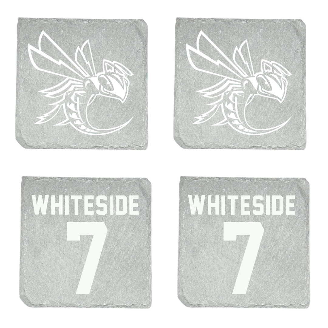 Cedarville University Basketball (M) Stone Coaster (4 Pack)  - #7 Jonathan Whiteside