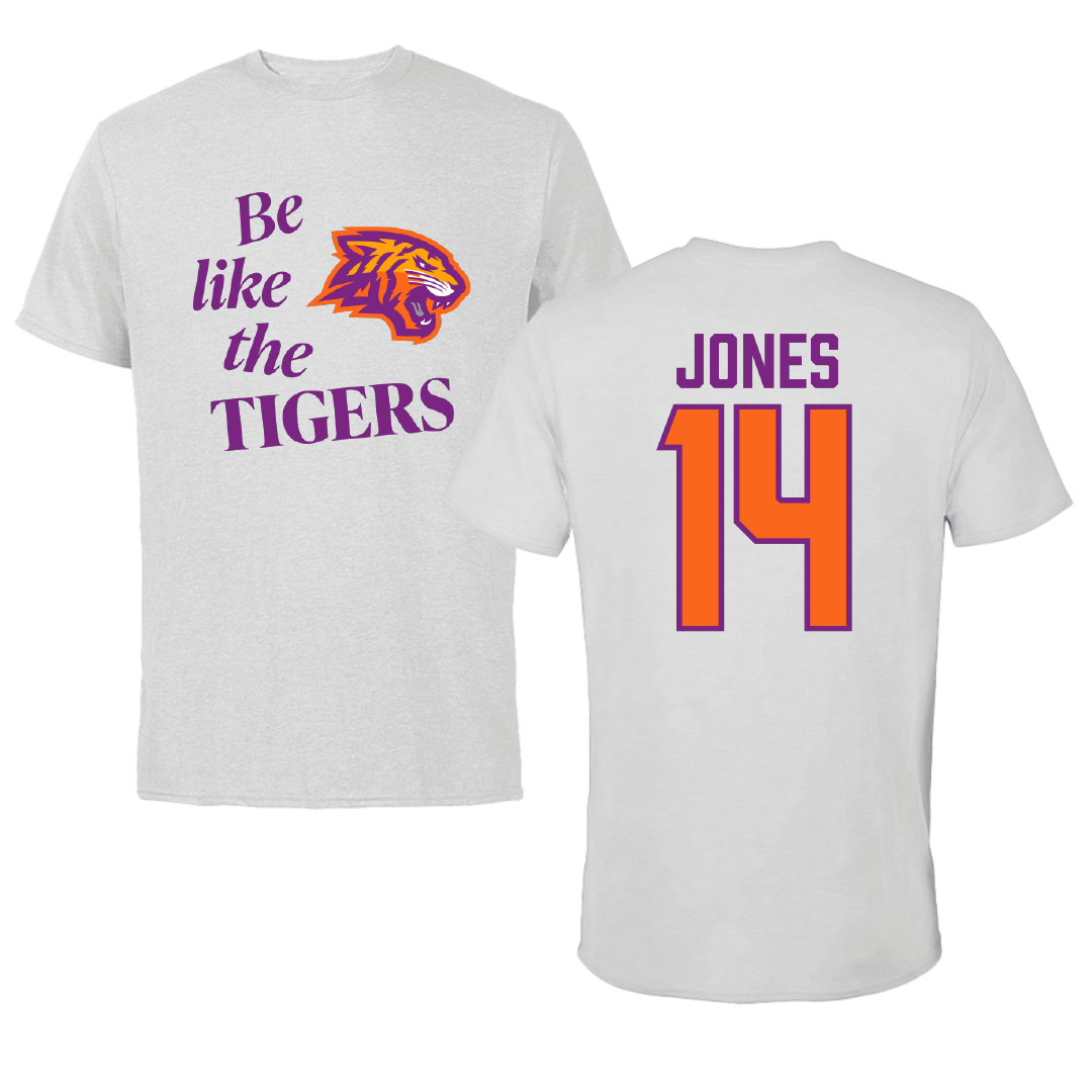 Edward Waters University Volleyball Light Gray Be Like Us Tee - #14 Brooklyn Jones