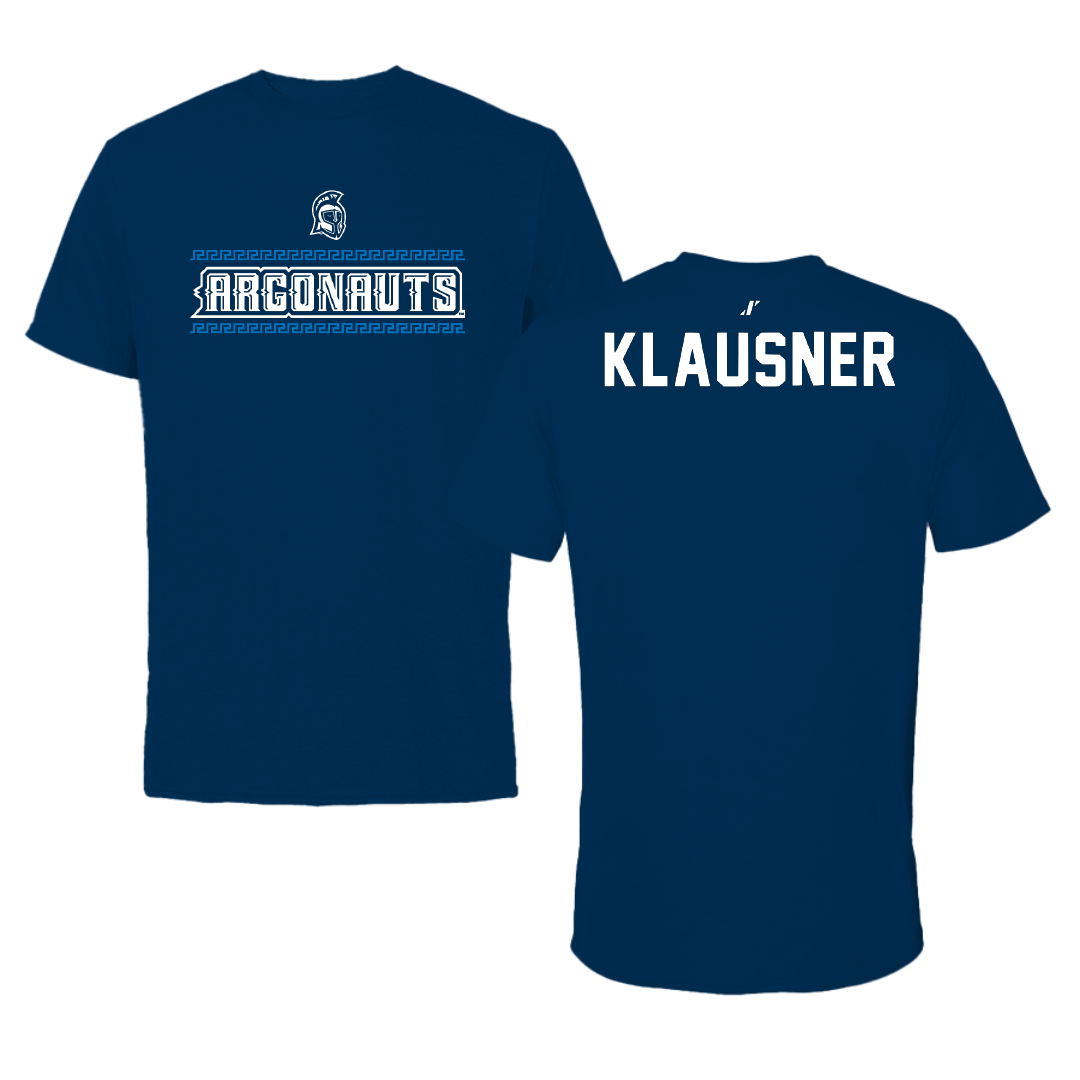 University of West Florida Swimming & Diving Navy General Performance Tee - Aubrey Klausner