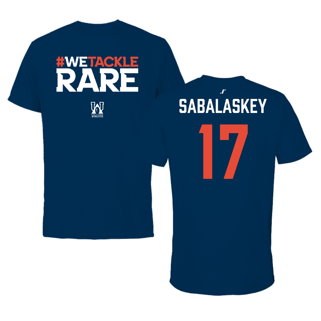Softball Navy Uplifting Athletes Tee - #17 Abby Sabalaskey