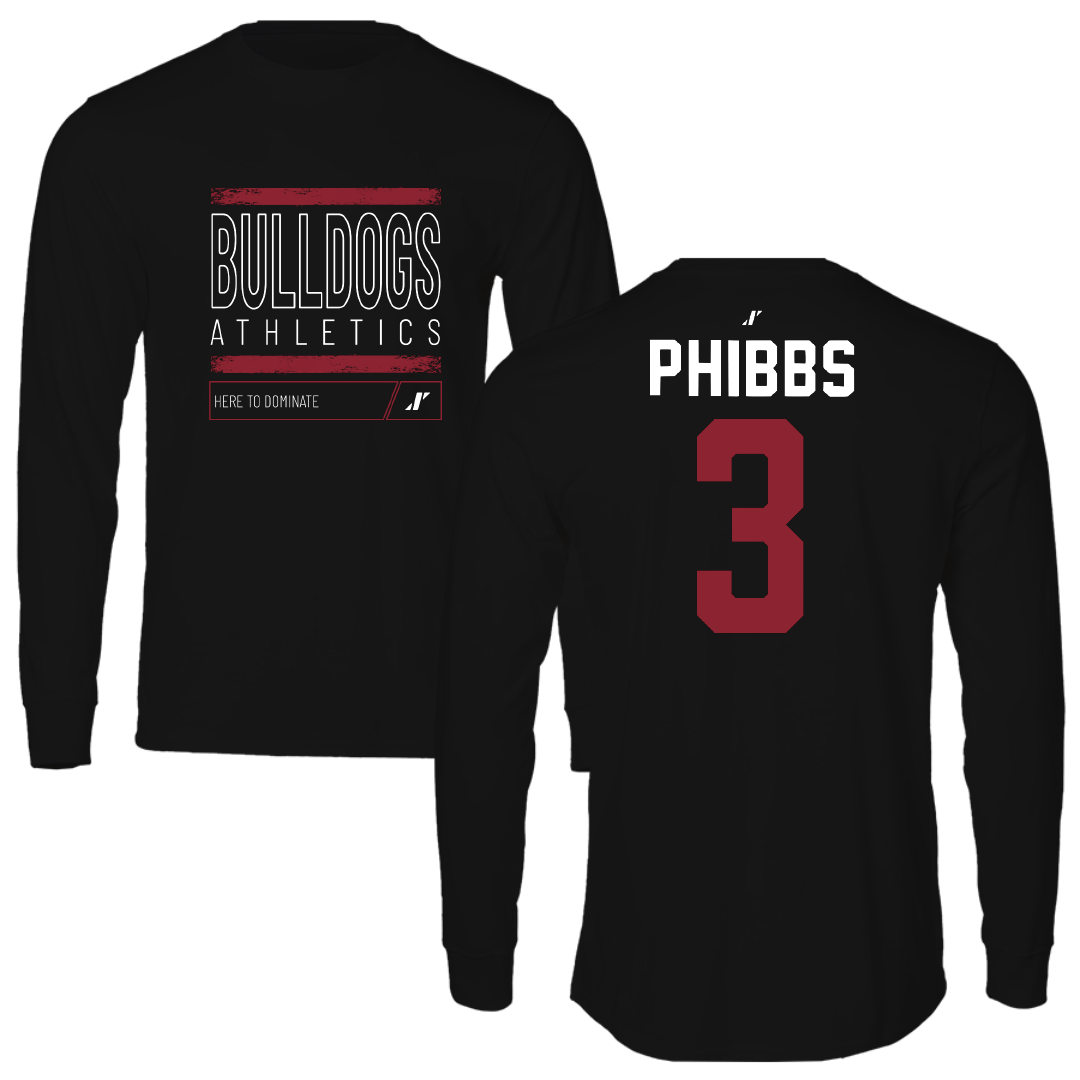 Dean College Soccer Black Dominate Long Sleeve - #3 Ciaran Phibbs