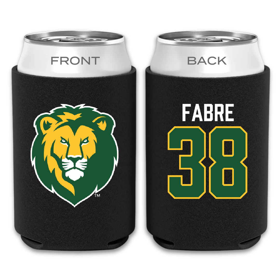 Southeastern Louisiana University Baseball Black Can Cooler - #38 Larson Fabre