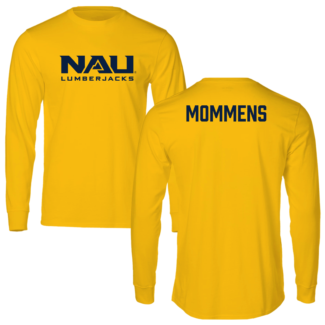 Northern Arizona University TF and XC Gold Performance Long Sleeve - Grayson Mommens