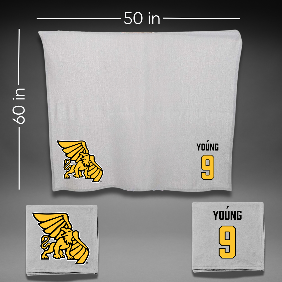 Missouri Western State University Softball Gray Blanket - #9 Sydney Young