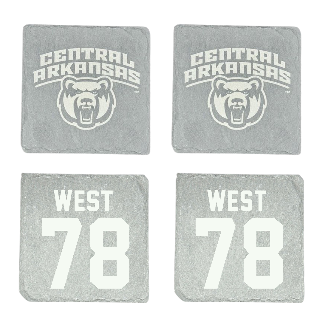 University of Central Arkansas Stunt Stone Coaster (4 Pack)  - #78 Brooklin West