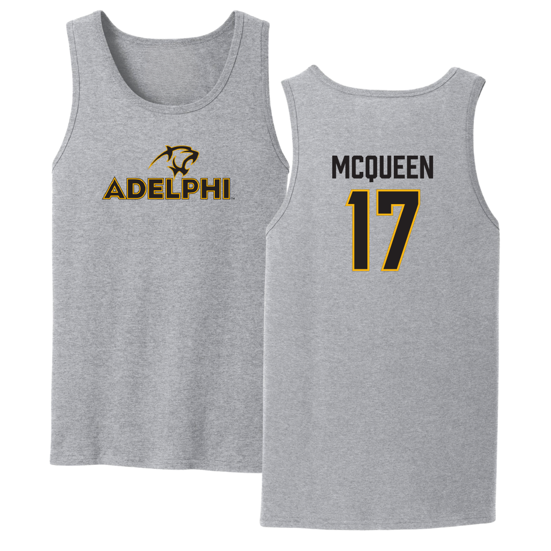 Adelphi University Volleyball (W) Sport Gray Tank Top - #17 Macarty McQueen
