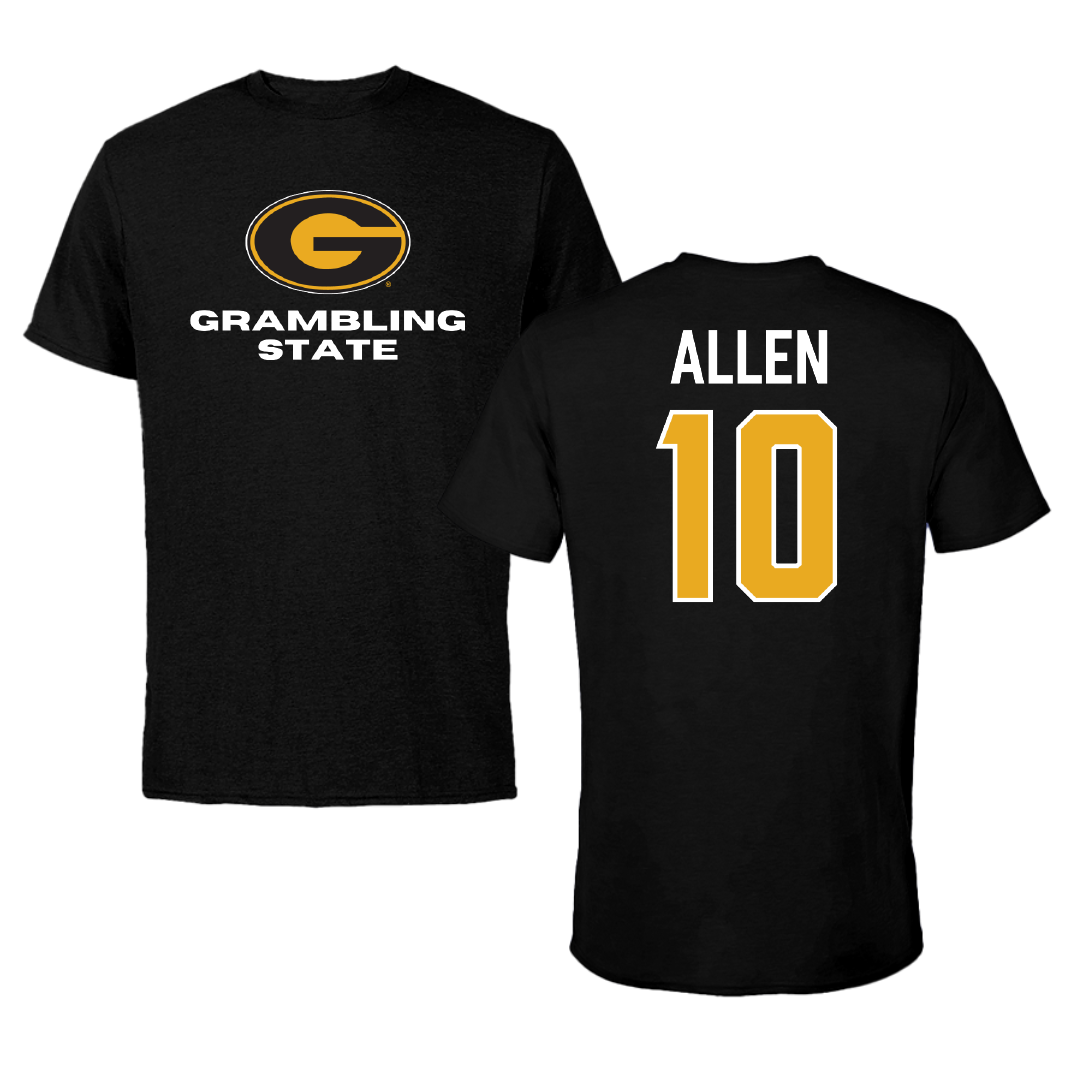 Grambling State University Baseball Black Tee - #10 Payton Allen