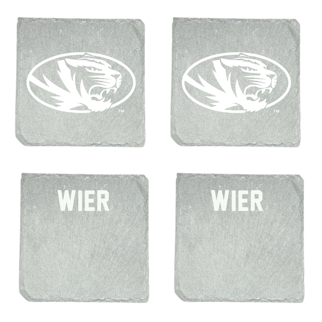 University of Missouri Gymnastics Stone Coaster (4 Pack)  - Amy Wier