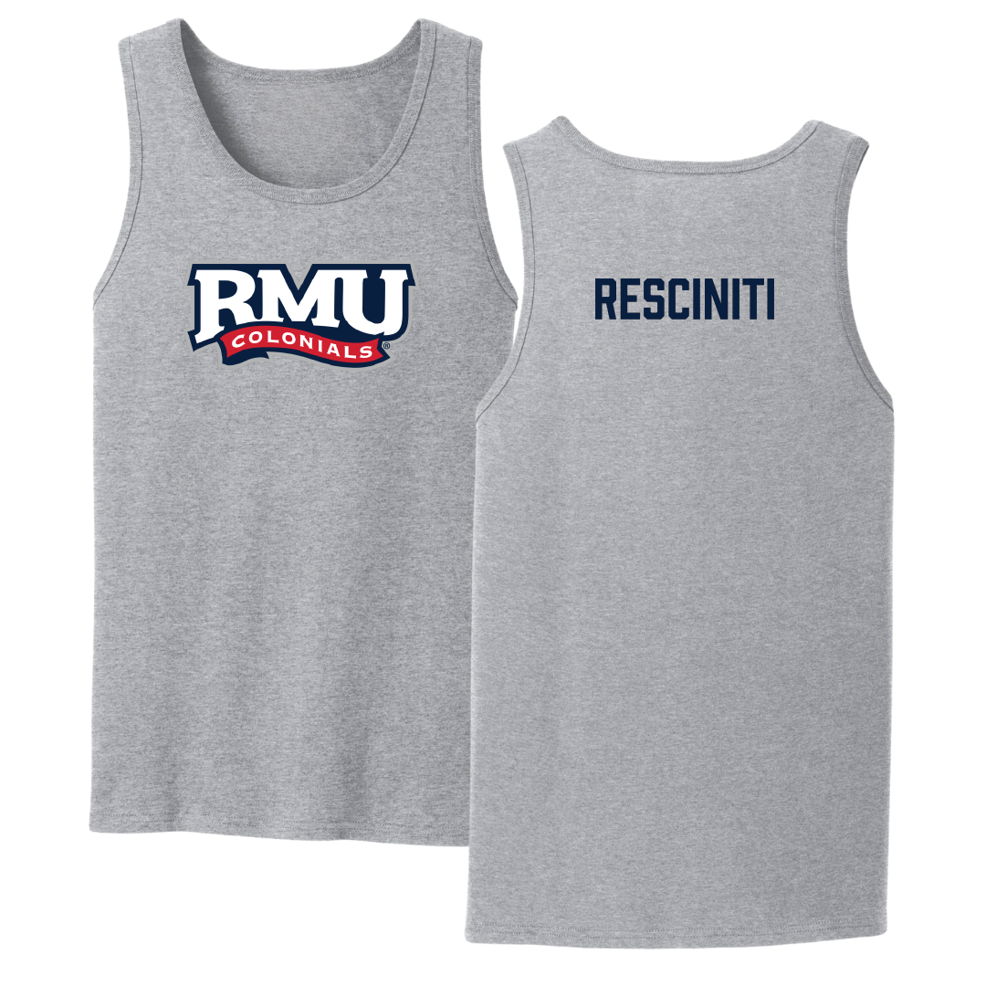 Robert Morris University TF and XC Sport Gray Tank Top - Madelyn Resciniti