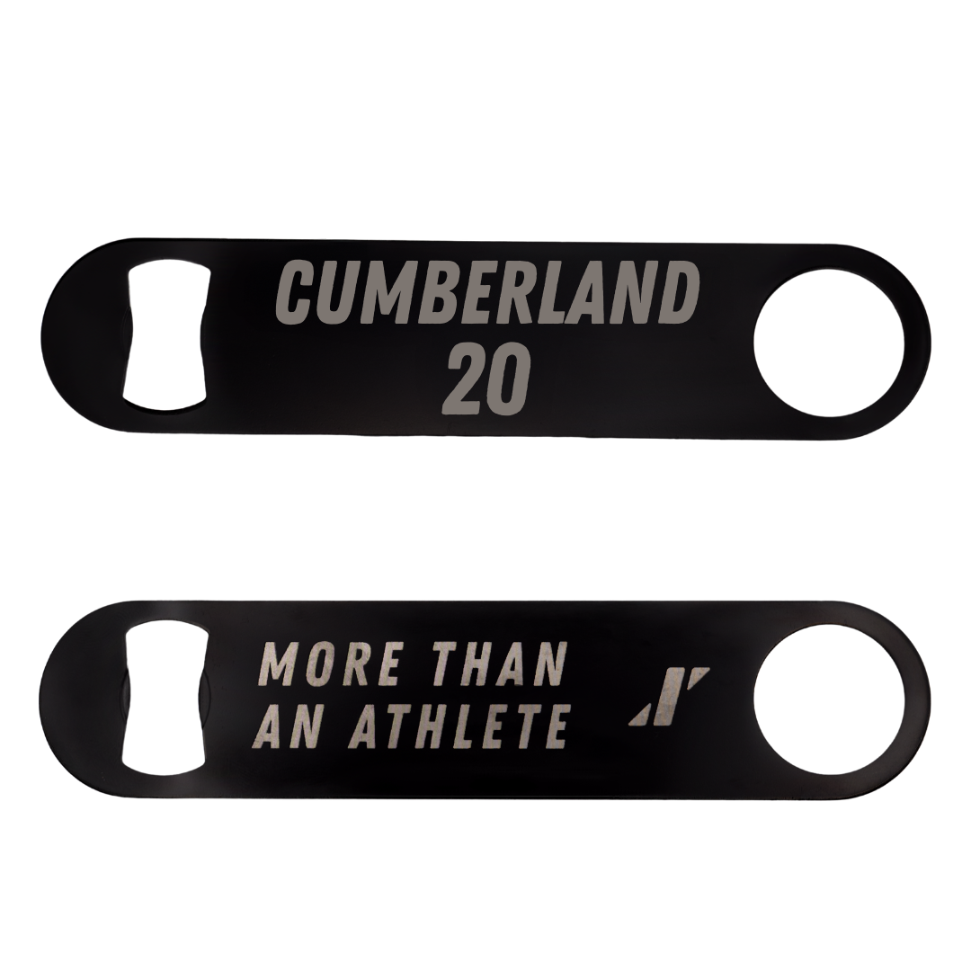 Adelphi University Basketball Black Bottle Opener - #20 Myles Cumberland