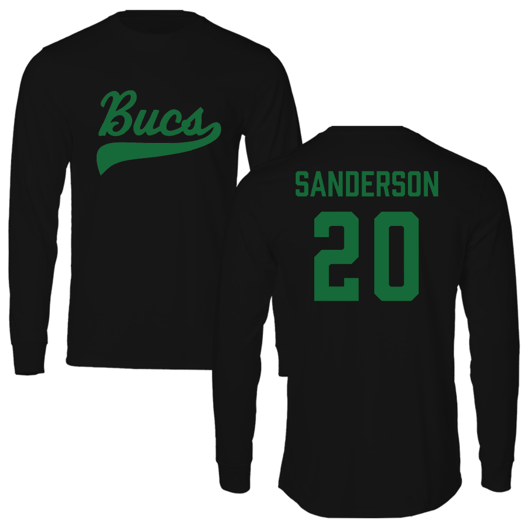 Shelton State Community College Baseball Black Long Sleeve - #20 Jack Sanderson