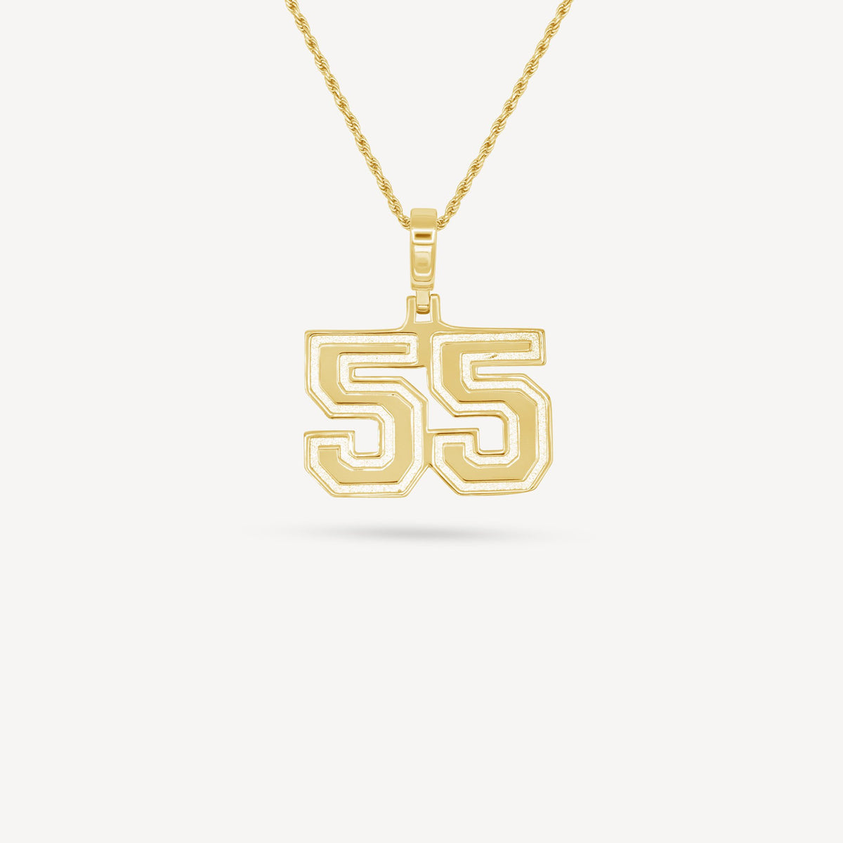 Gold Presidents Pendant and Chain - #55 Kendall Wingler