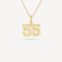 Gold Presidents Pendant and Chain - #55 Kendall Wingler