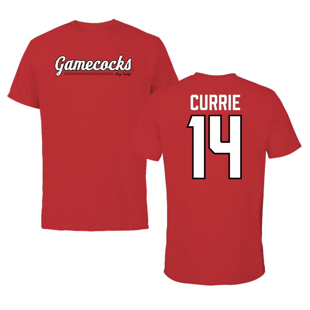 Jacksonville State University Softball Red General Performance Tee - #14 Sarah Currie