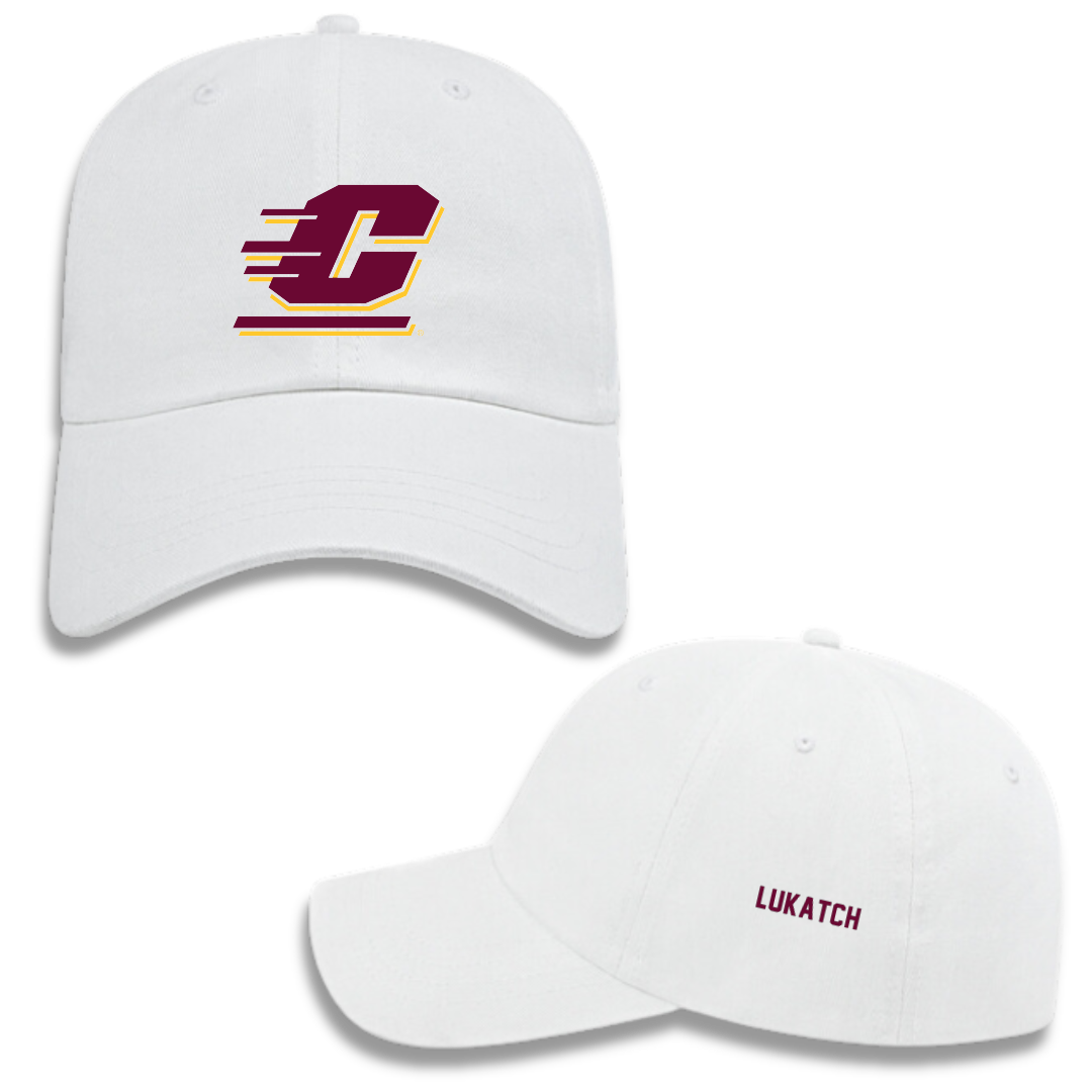 Central Michigan University Cheer White Hat - Autumn Lukatch
