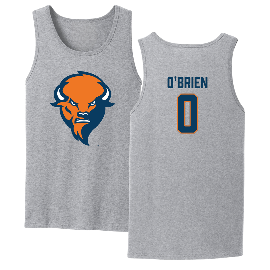 Bucknell University Basketball Sport Gray Tank Top - #0 Patrick O'Brien