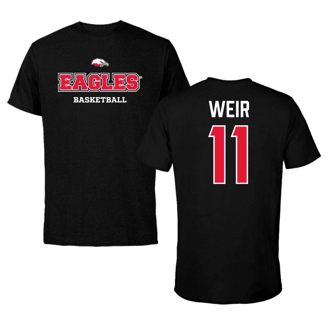 Biola University Basketball (M) Black Tee - #11 Walker Weir