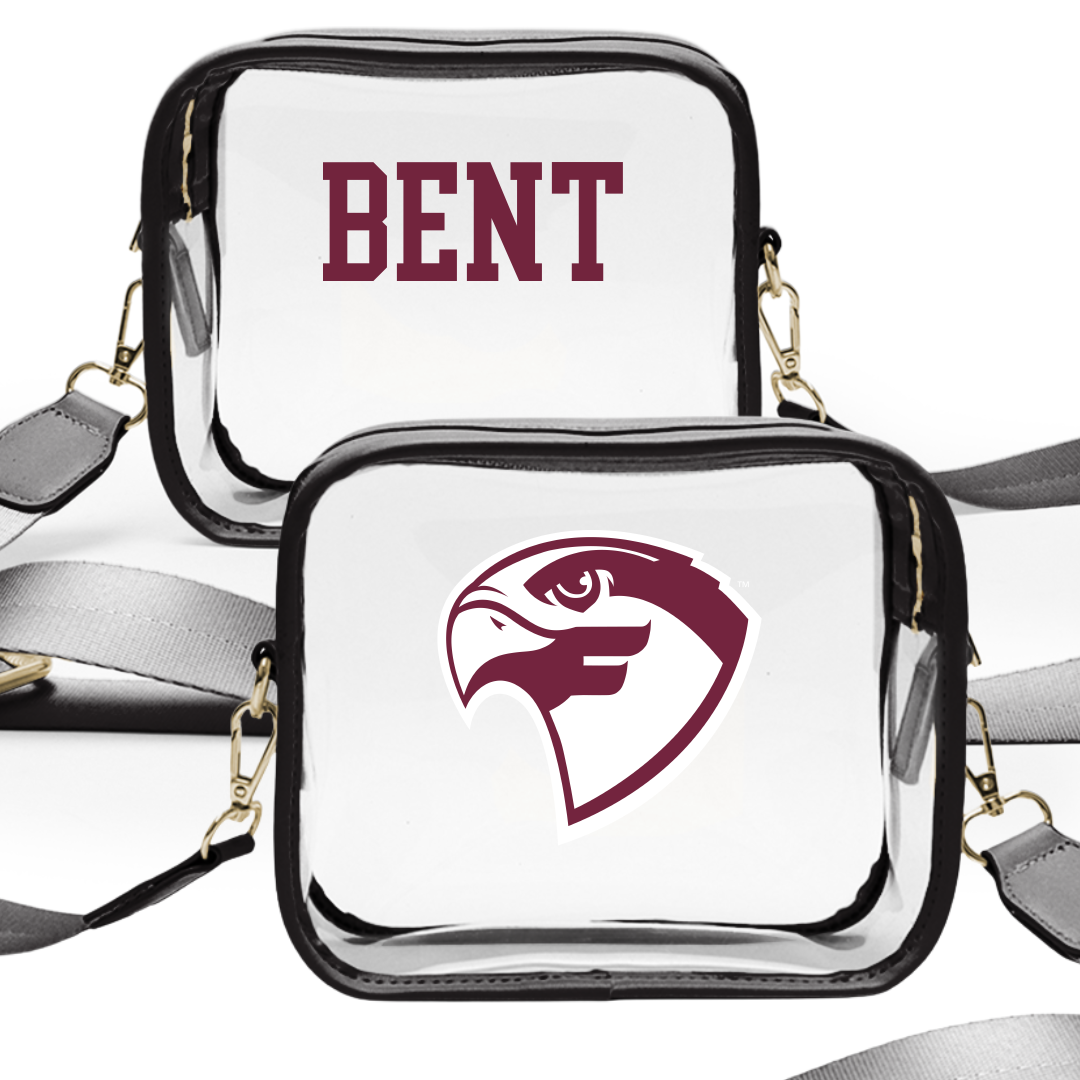 Fairmont State University Golf (M) Black Clear Stadium Bag - Colby Bent