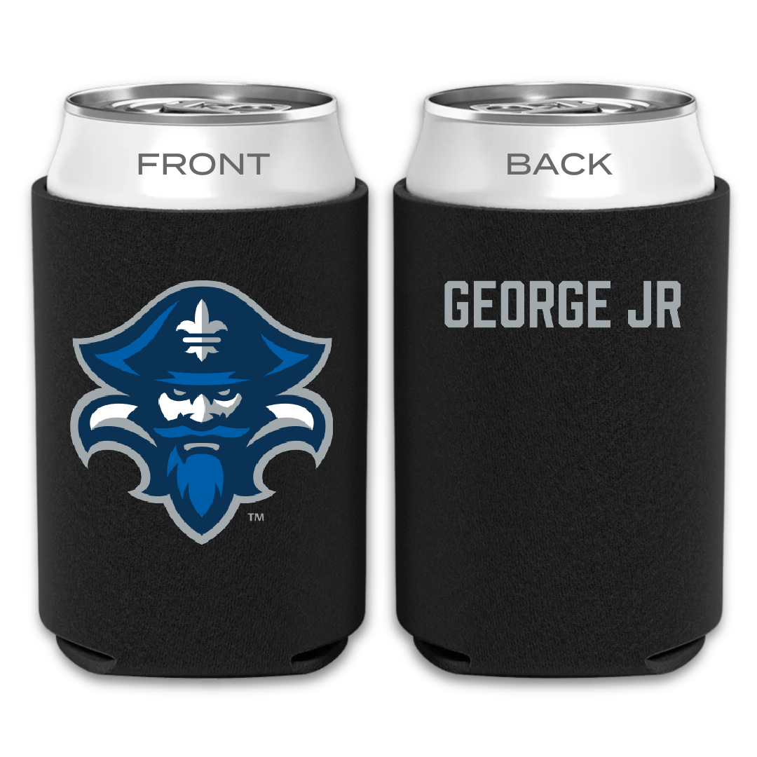 University of New Orleans TF and XC Black Can Cooler - Darryl George Jr