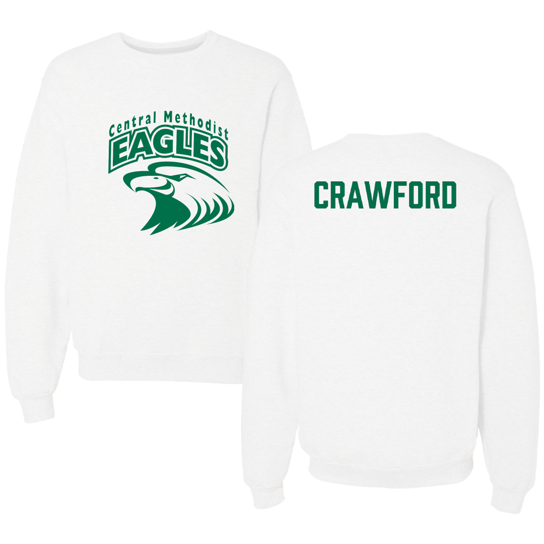 Central Methodist University Softball White Crewneck - Kyla Crawford
