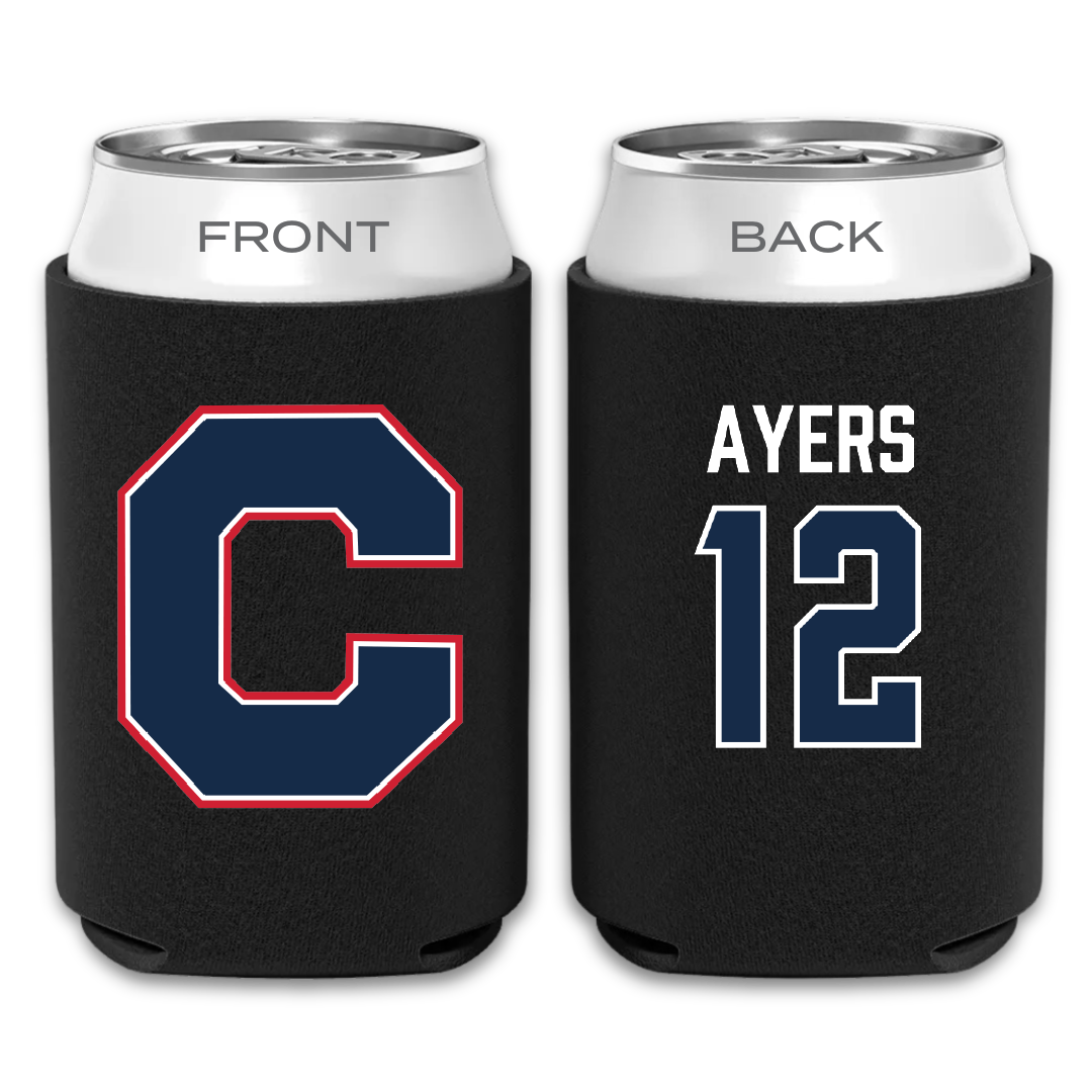Catawba College Volleyball (W) Black Can Cooler - #12 Rebekah Ayers