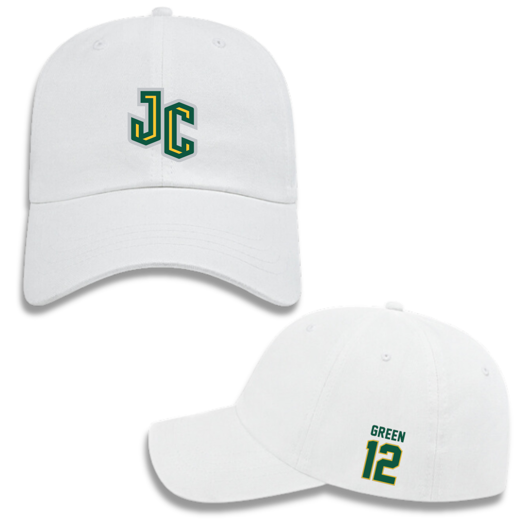 New Jersey City University Basketball (M) White Hat - #12 Isaiah Green