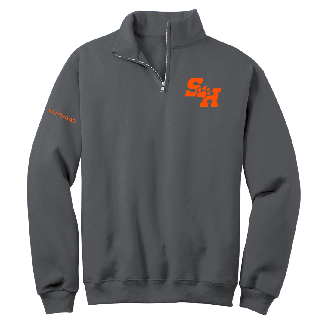 Sam Houston State University TF and XC Dark Gray Quarter-Zip - Hayden Whitehead