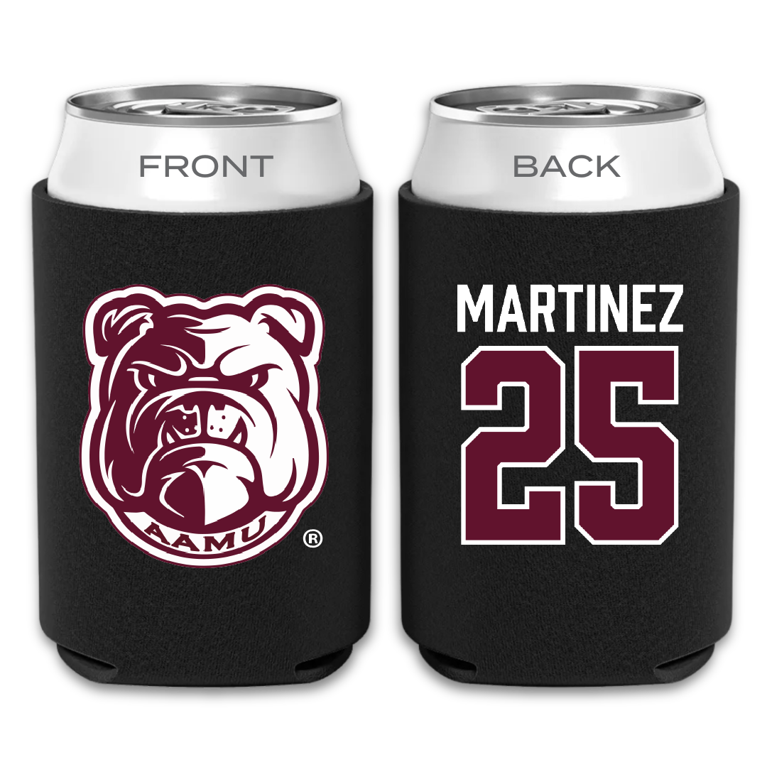 Alabama A&M University Volleyball Black Can Cooler - #25 Wendy Martinez