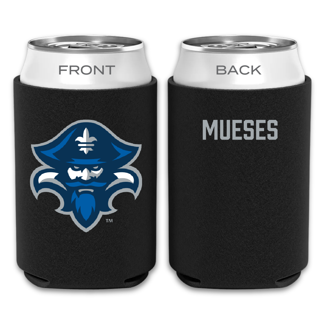 University of New Orleans Baseball Black Can Cooler - Marco Mueses