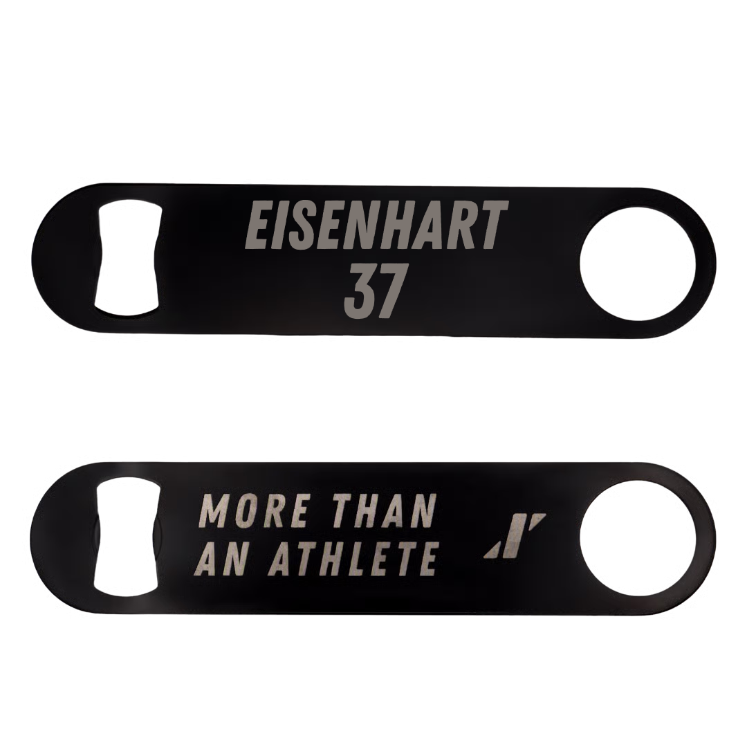 Lacrosse (M) Black Bottle Opener - #37 Shawn Eisenhart